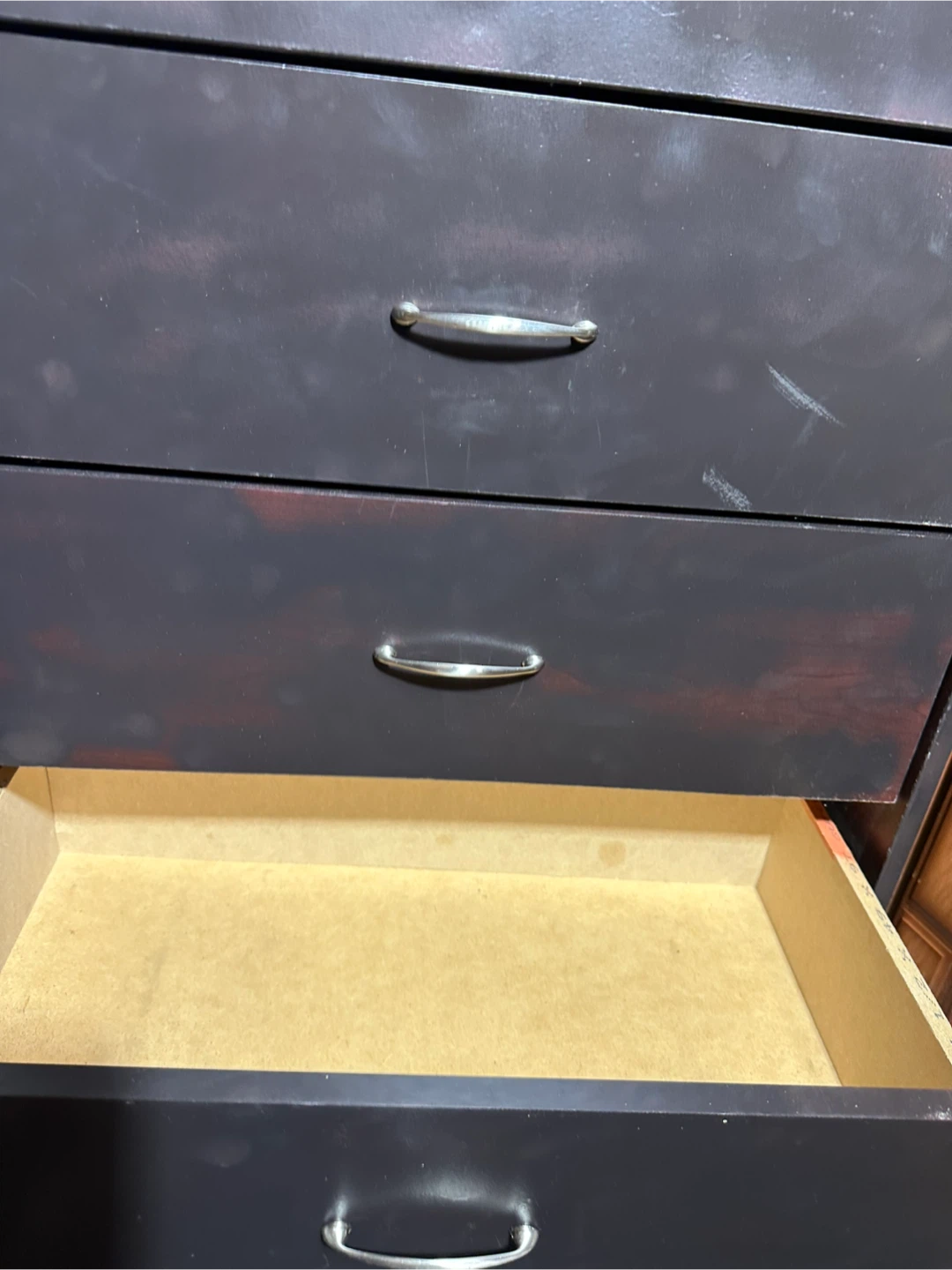 Dark Brown 5-Drawer Dresser - photo 4