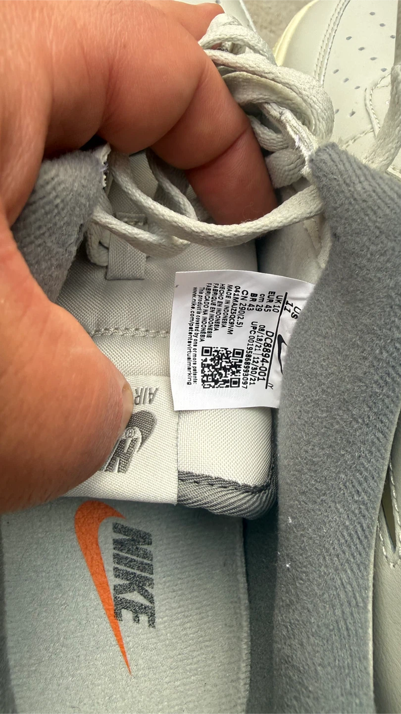 Nike Air Force 1 '07 LX Light Bone/Pale Vanilla Men's Size 11 - photo 4