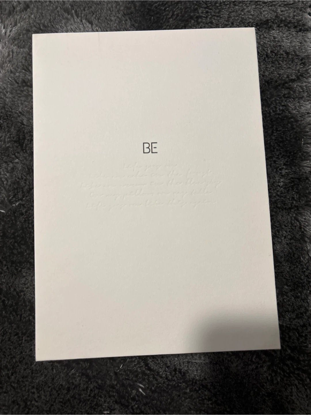 BTS BE Making Book Photo Album & Photocards