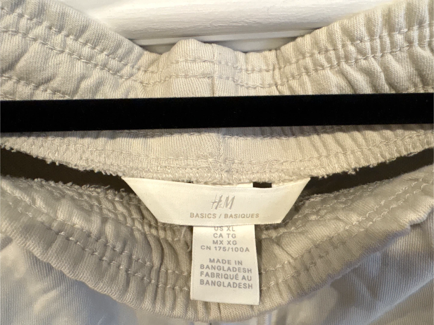 H&M Beige Sweat Shorts - Size XL - photo 4