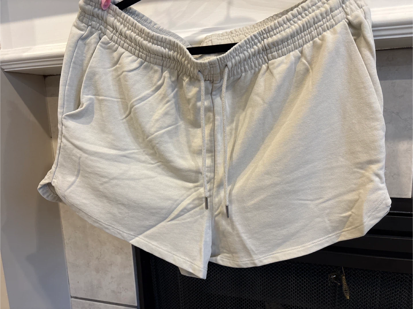 H&M Beige Sweat Shorts - Size XL