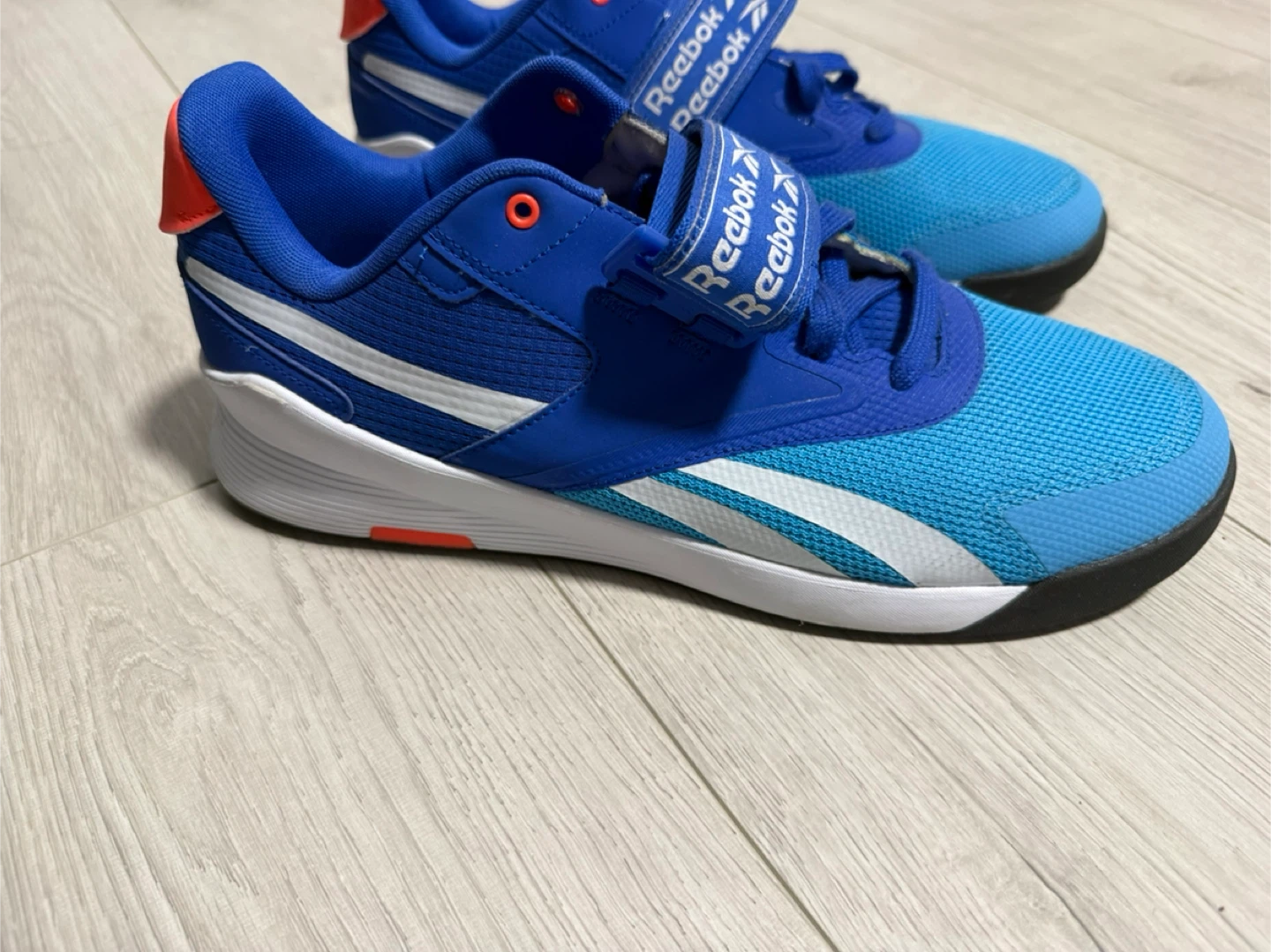 Reebok Blue & White Weightlifting Shoes - Size 12 - photo 2