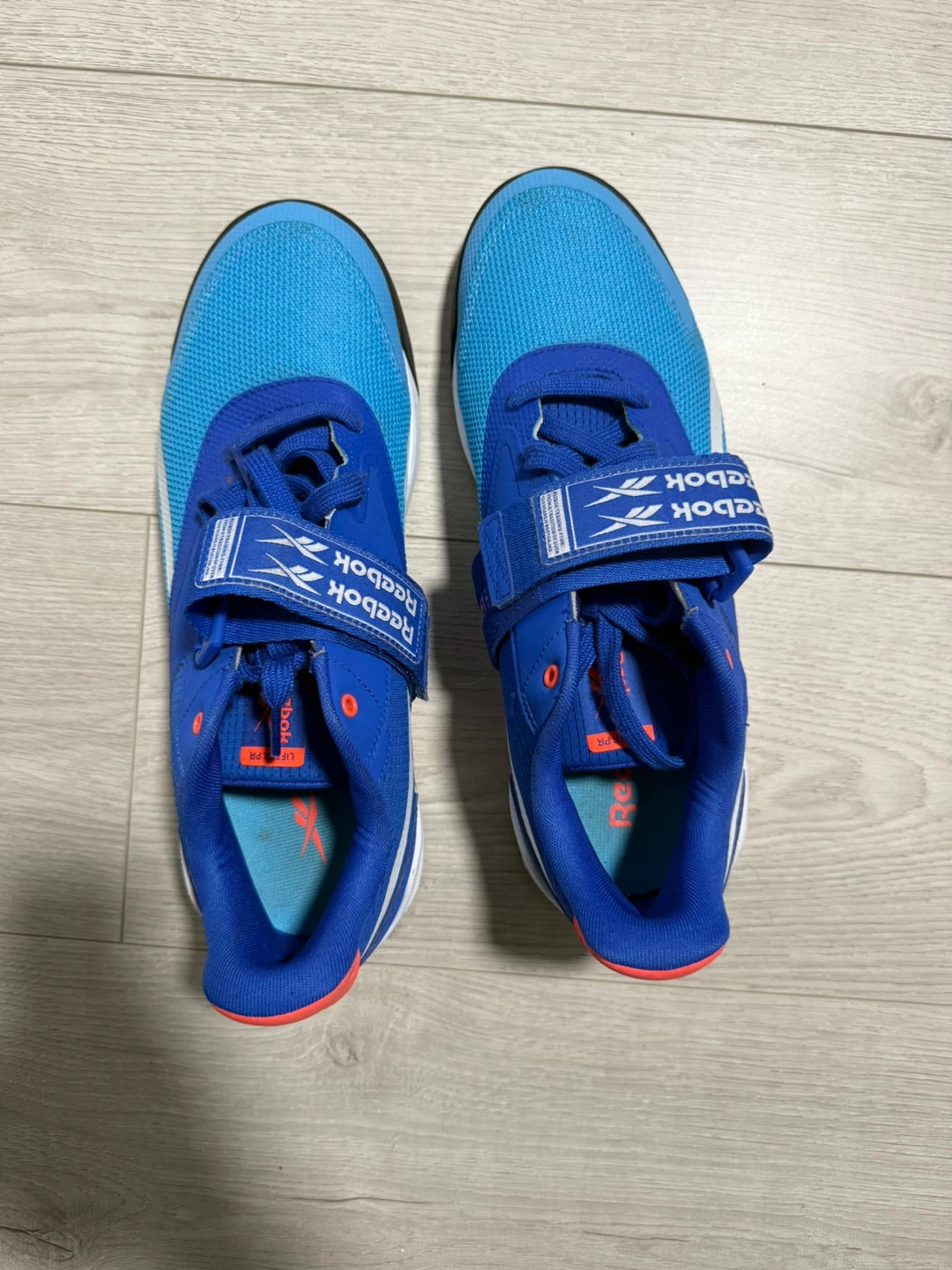 Reebok Blue & White Weightlifting Shoes - Size 12 - photo 3