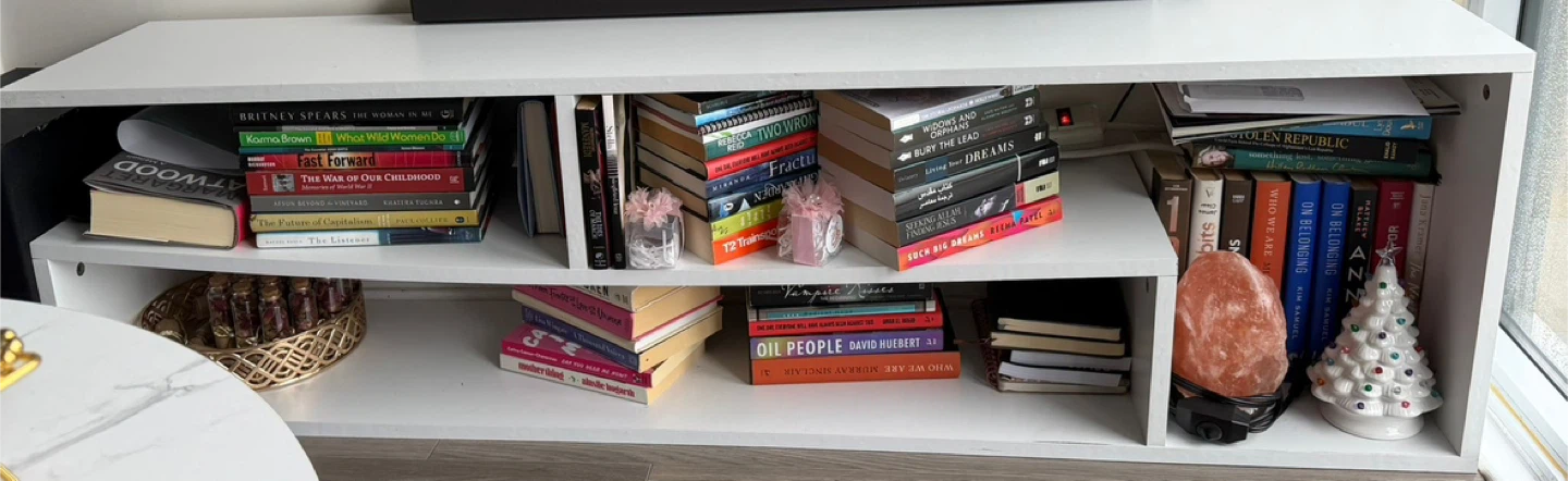 White Entertainment Unit - photo 2