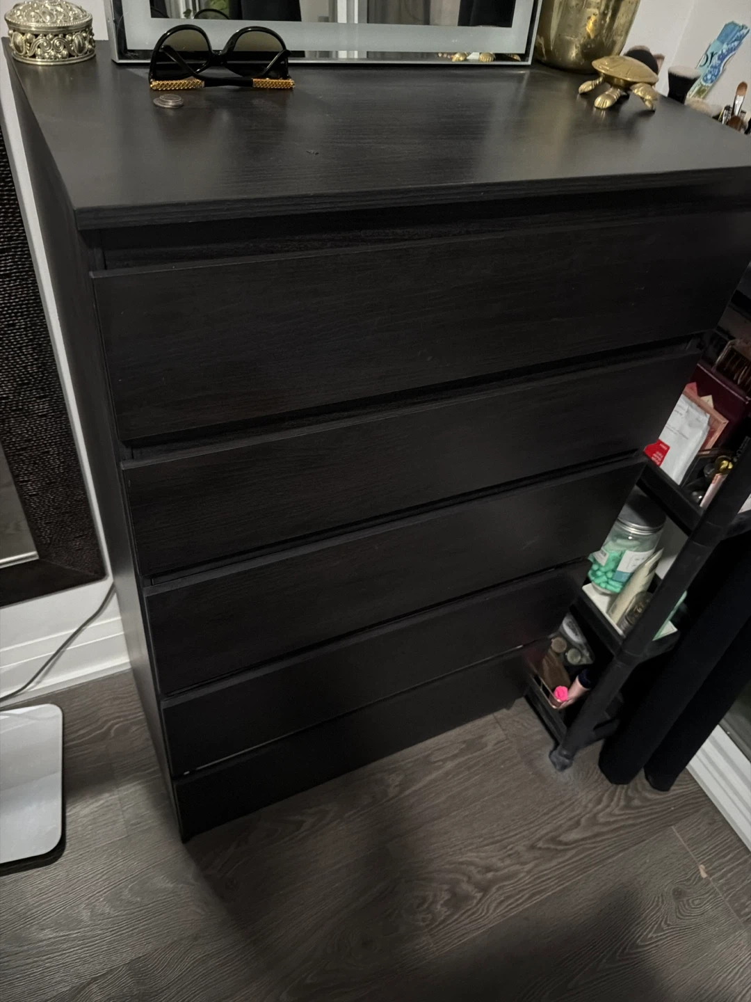 IKEA Kullen 5-Drawer Chest - Black-Brown - photo 5