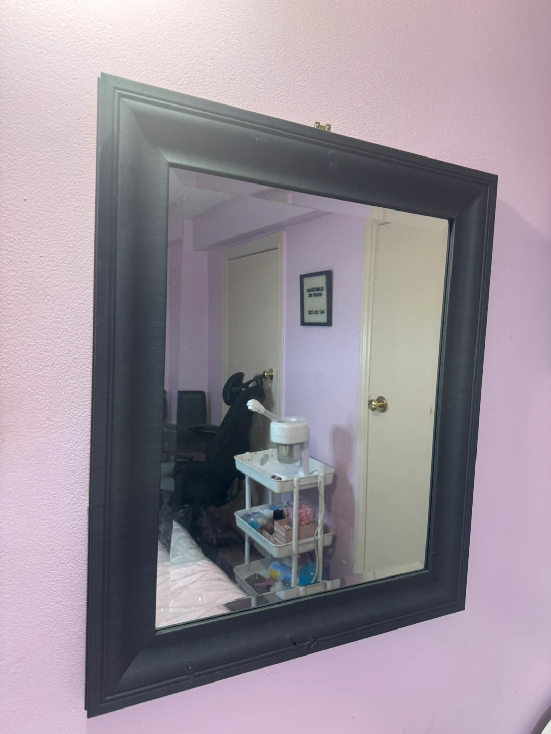 Black Framed Wall Mirror