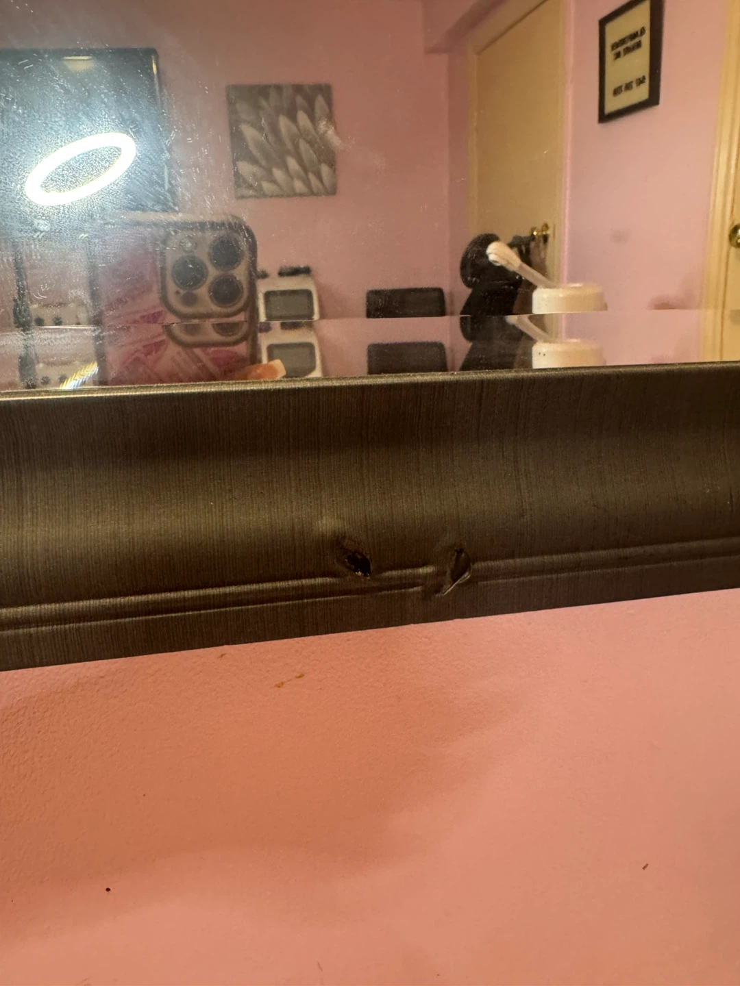 Black Framed Wall Mirror - photo 2