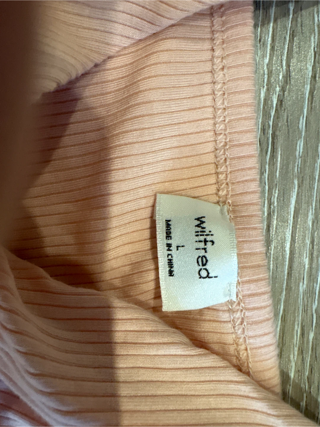 Wilfred Pink Ribbed Twist Front Crop Top - photo 5
