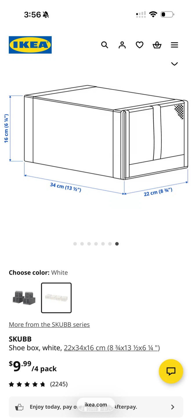 IKEA SKUBB Shoe Box - photo 4