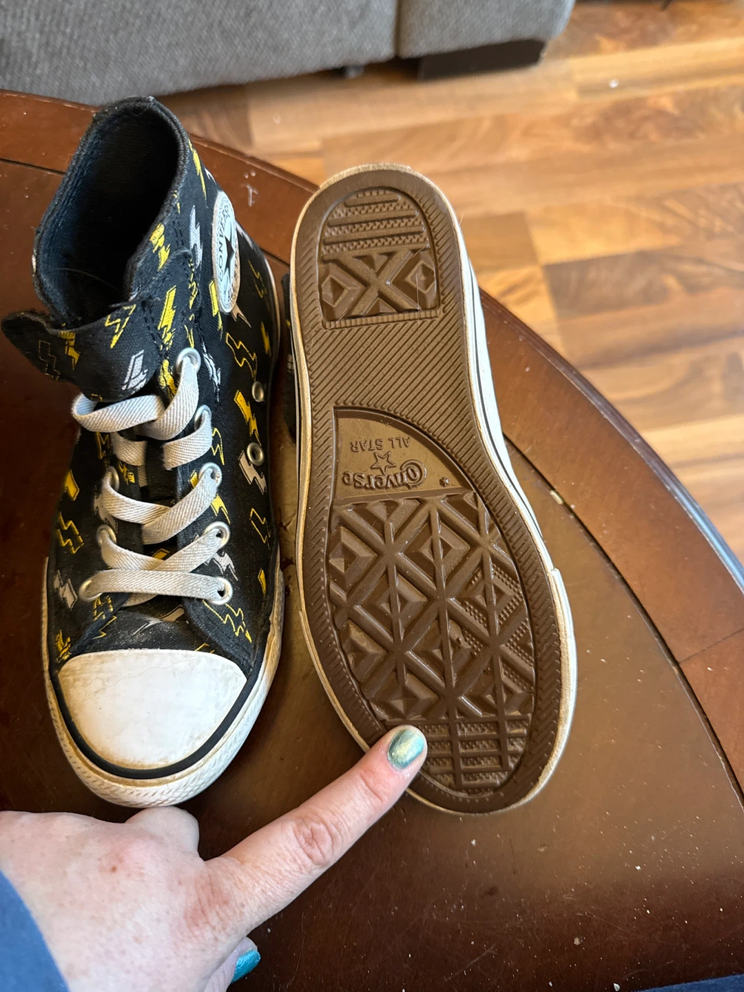 Converse Chuck Taylor All Star High Top Lightning Bolt Shoes - photo 3