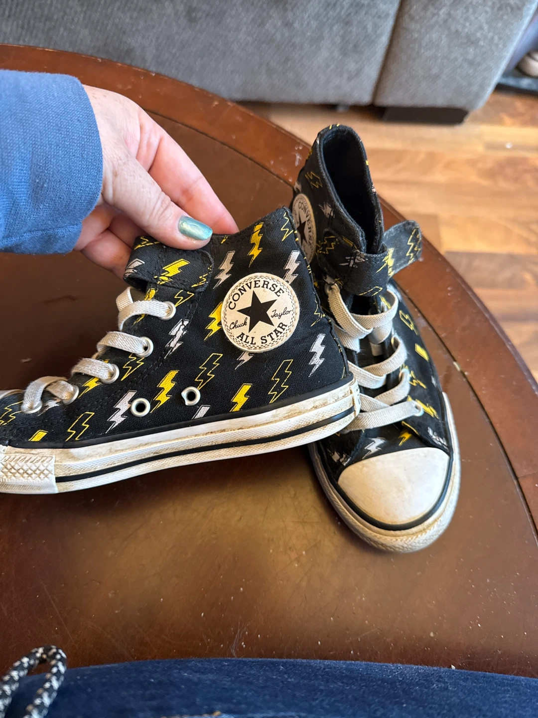 Converse Chuck Taylor All Star High Top Lightning Bolt Shoes - photo 2
