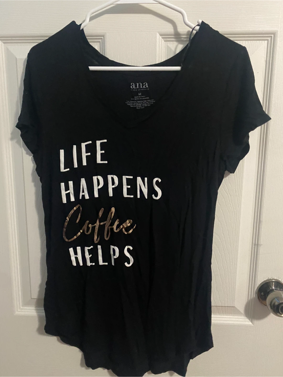 ANA Black Graphic T-Shirt