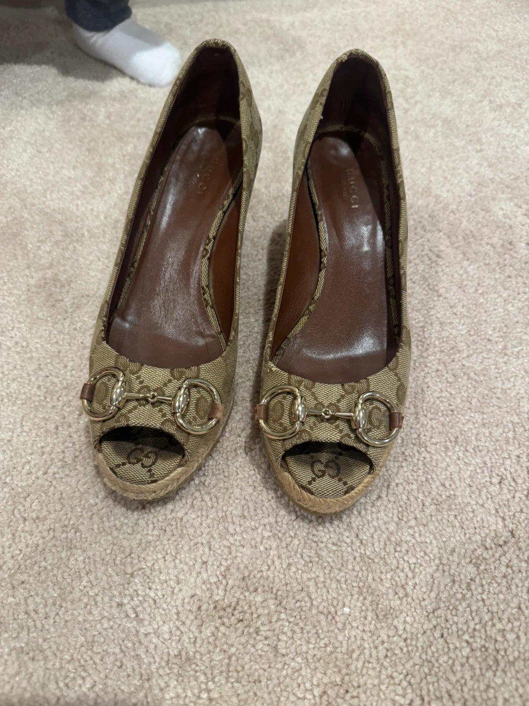 Gucci Wedge Espadrille Heels - photo 5