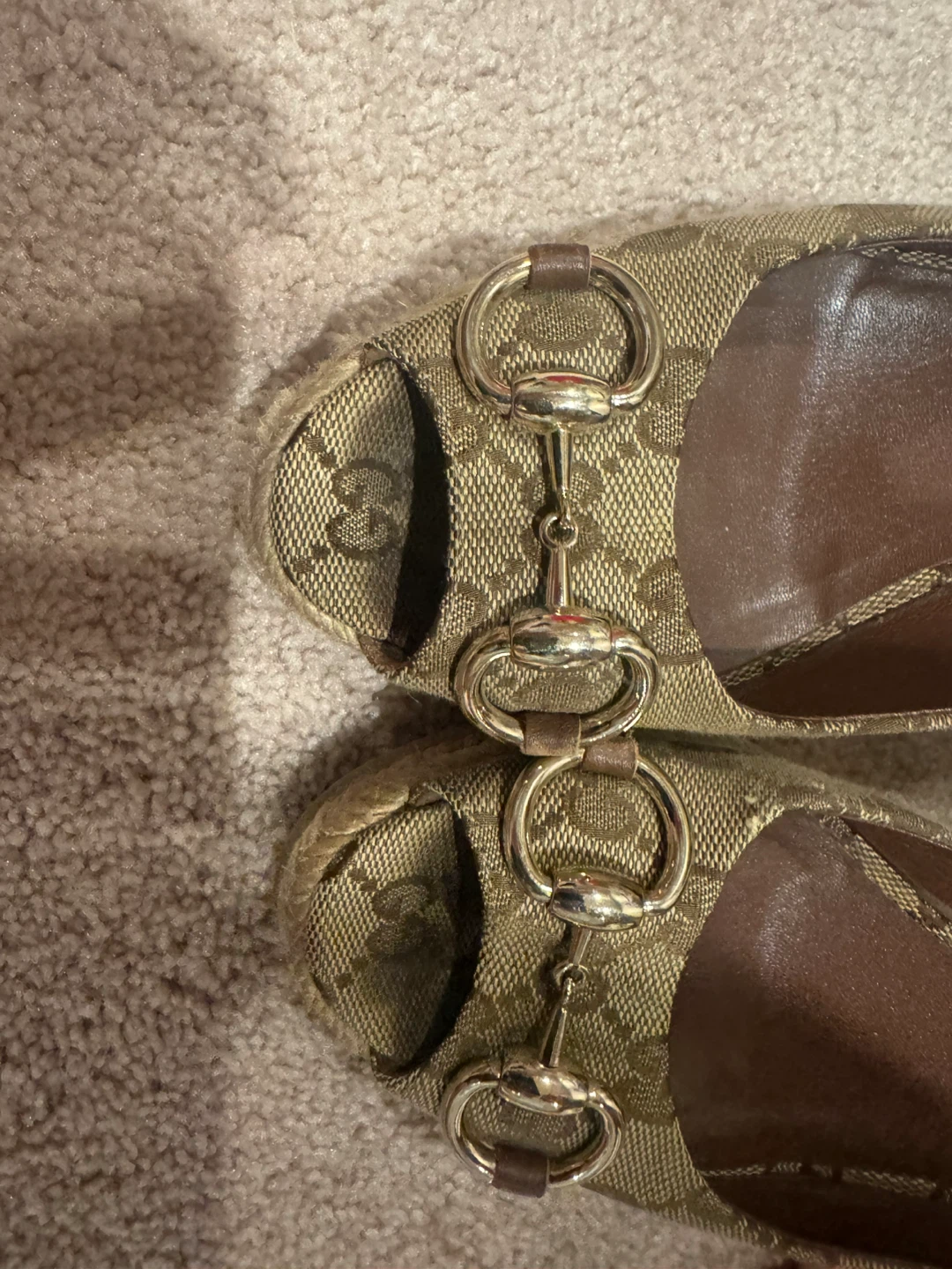 Gucci Wedge Espadrille Heels - photo 2