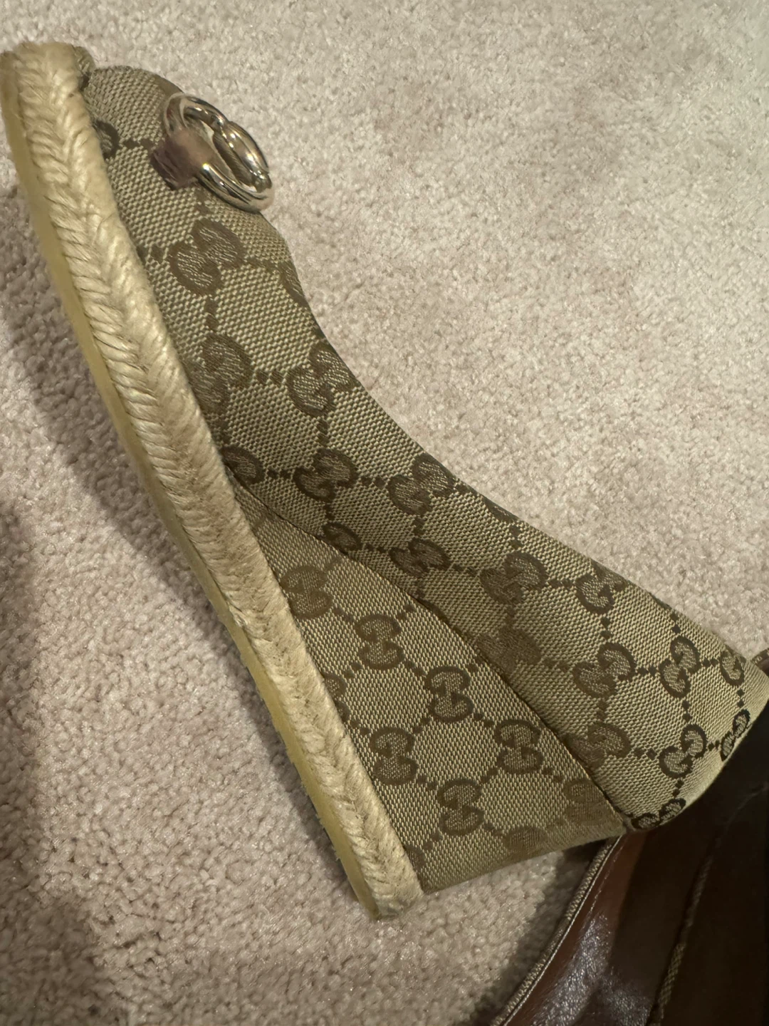 Gucci Wedge Espadrille Heels - photo 3