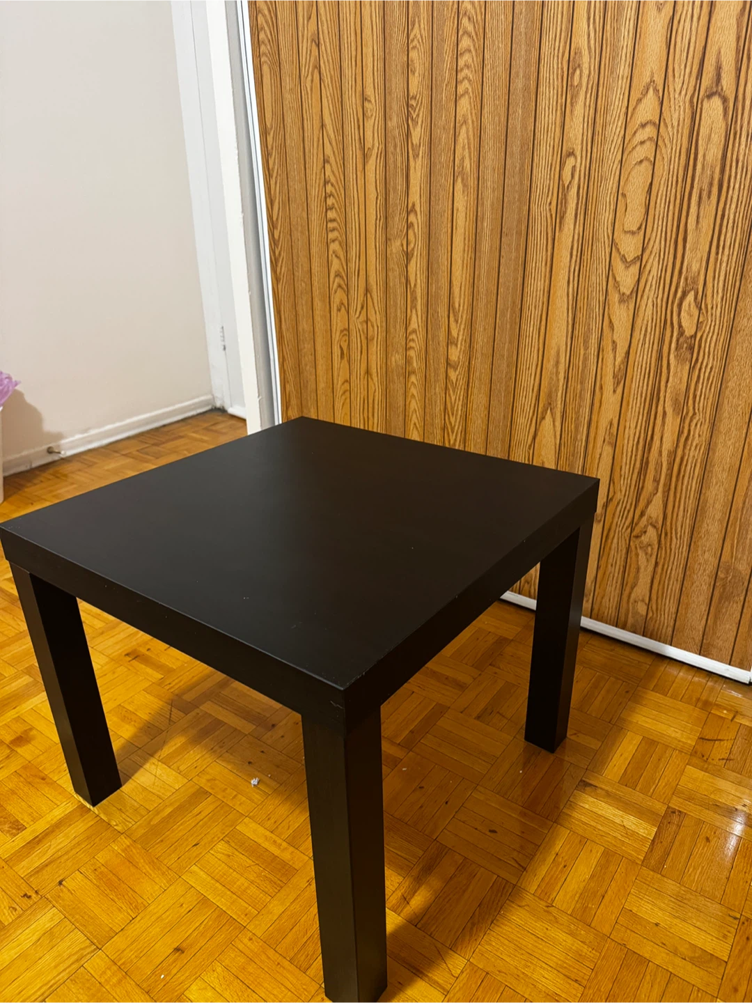 Black Square Side Table