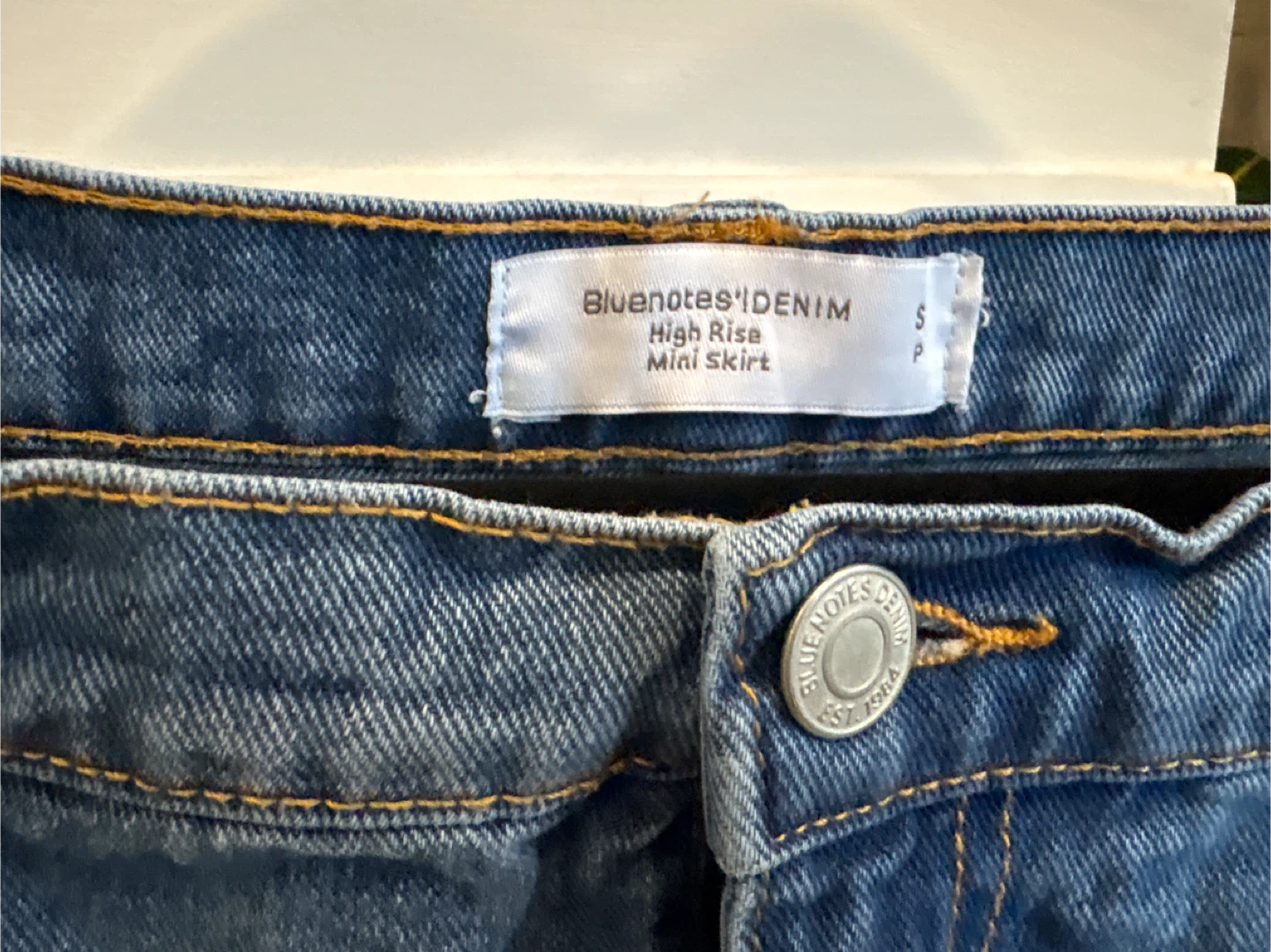 Bluenotes Denim High Rise Mini Skirt - photo 4