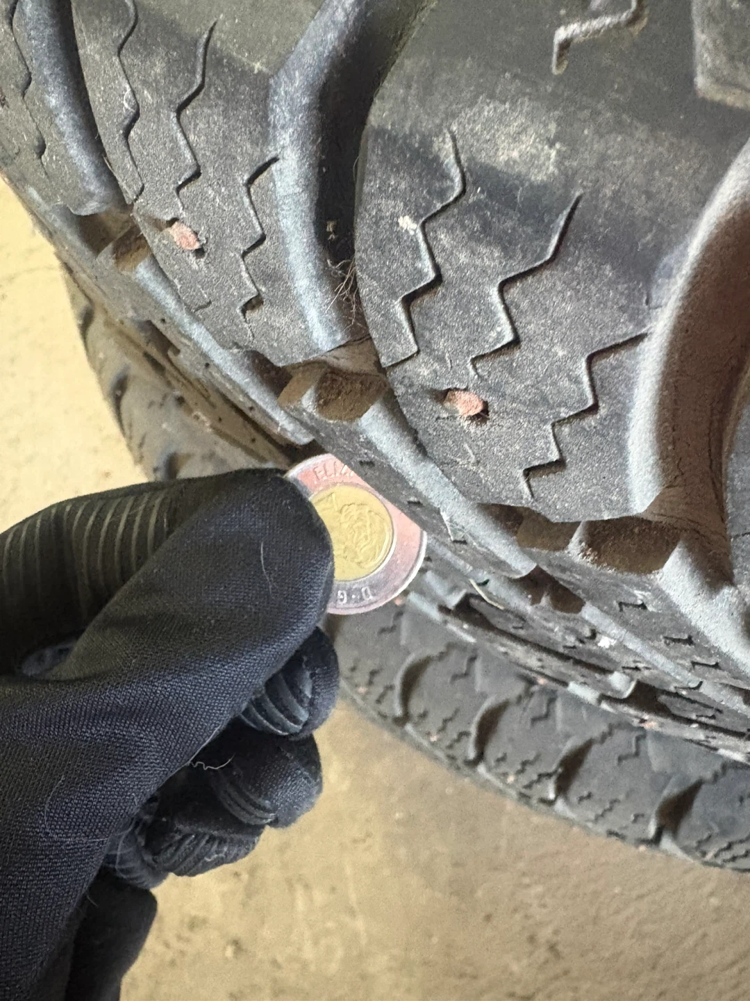 Studded Goodyear Winter Tires - 4x, No Rims - photo 3