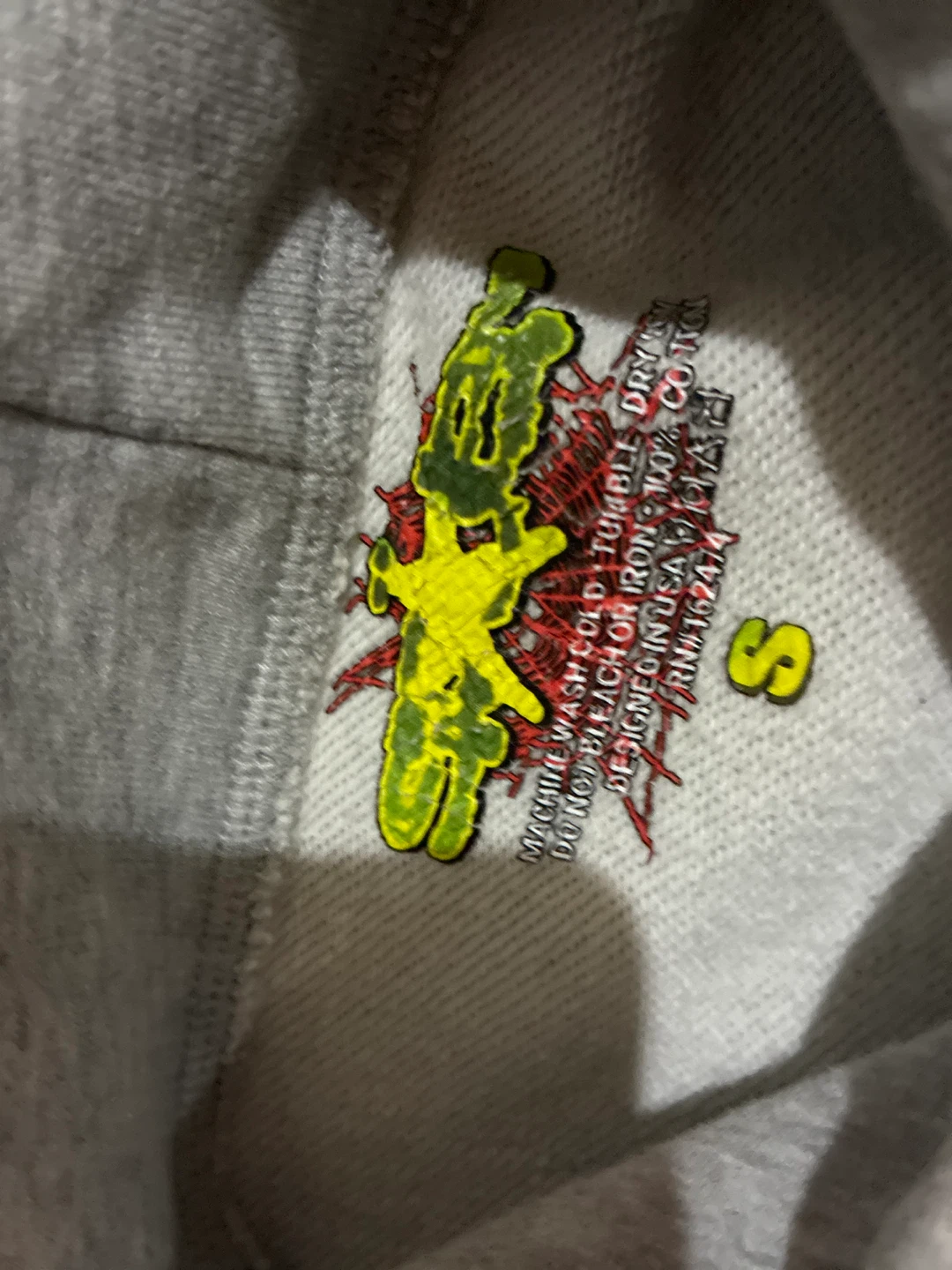 Sp5der hoodie gray beluga - photo 2