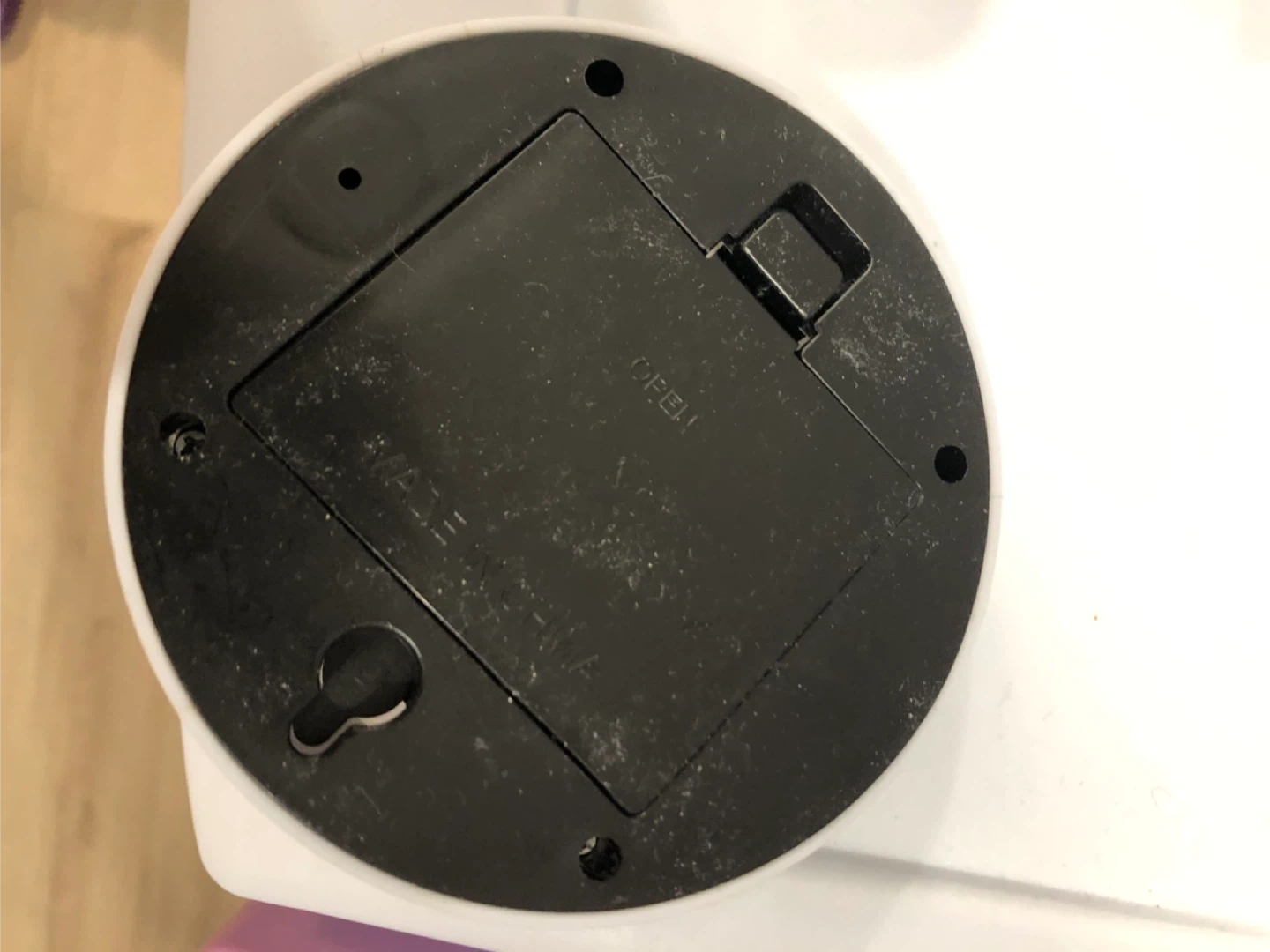 White Dome Light with Battery Compartment - photo 2