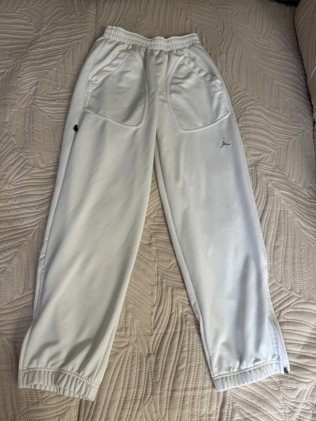White Jordan Sweatpants