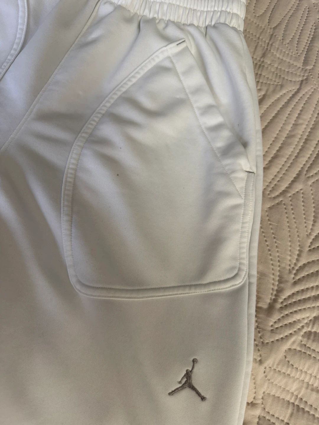White Jordan Sweatpants - photo 3