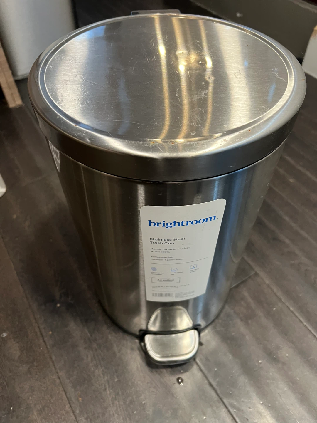 Brightroom Stainless Steel Trash Can