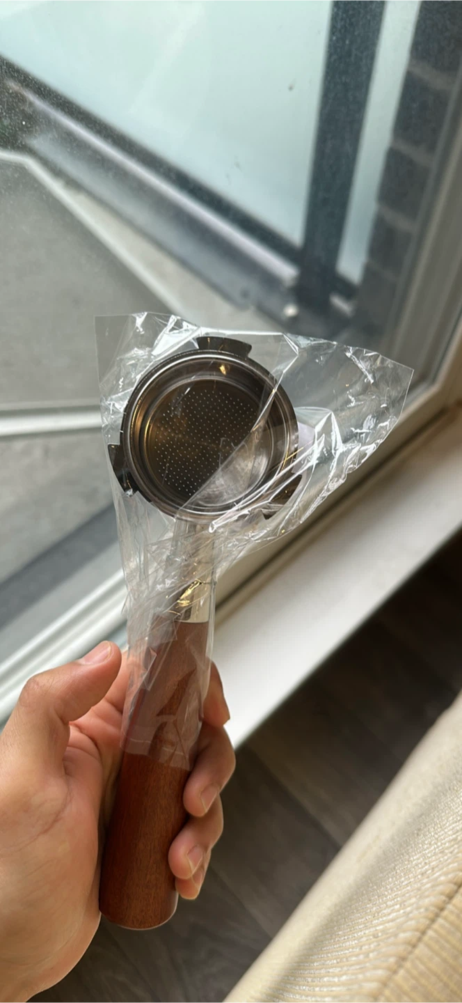 Espresso Portafilter with Wooden Handle