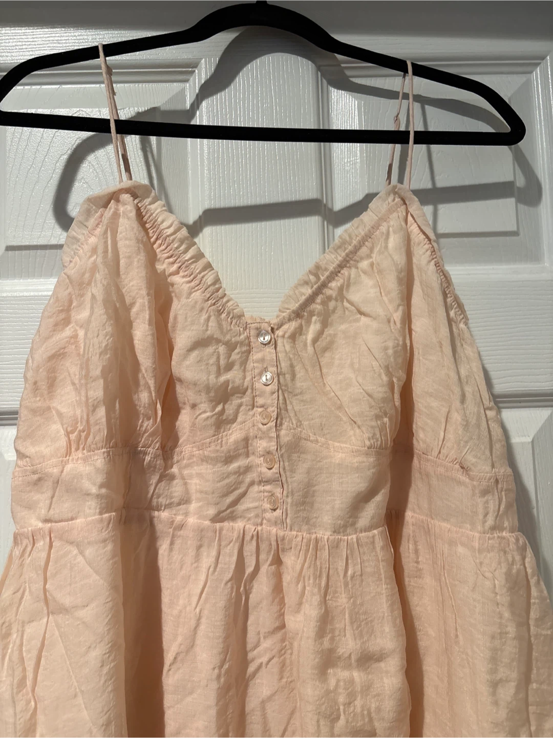 Light Pink Strappy Midi Dress - photo 2