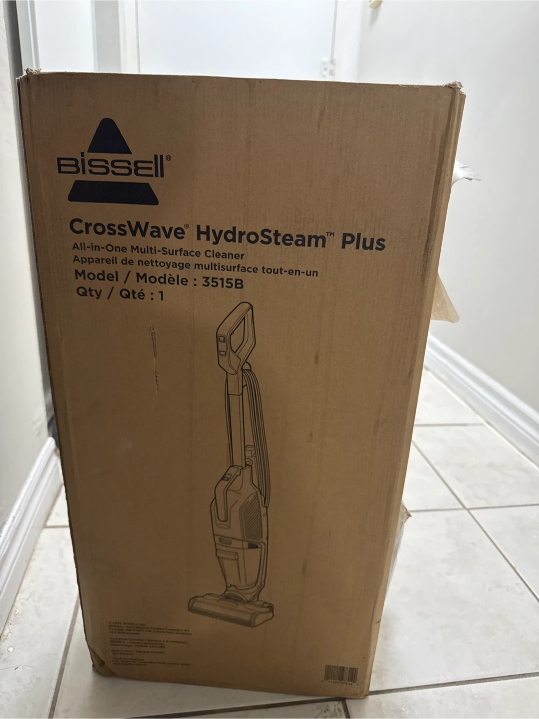Bissell CrossWave HydroSteam Plus Vaccum Cleaner