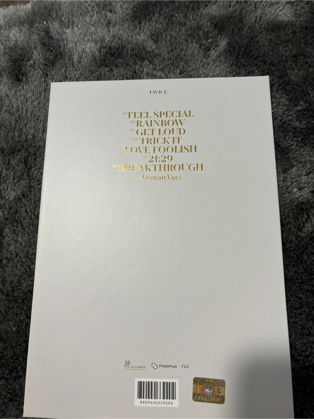 TWICE Feel Special 8th Mini Album K-Pop CD with Photocards - photo 4