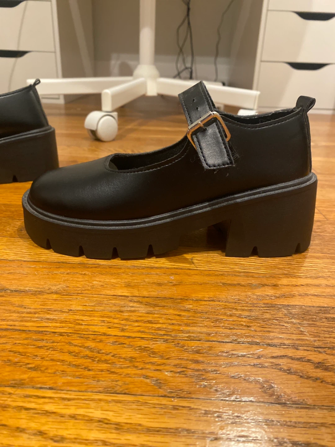 Black Platform Mary Jane Shoes - photo 2