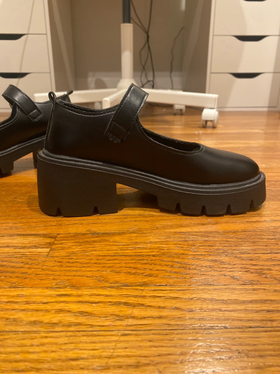 Black Platform Mary Jane Shoes - photo 3