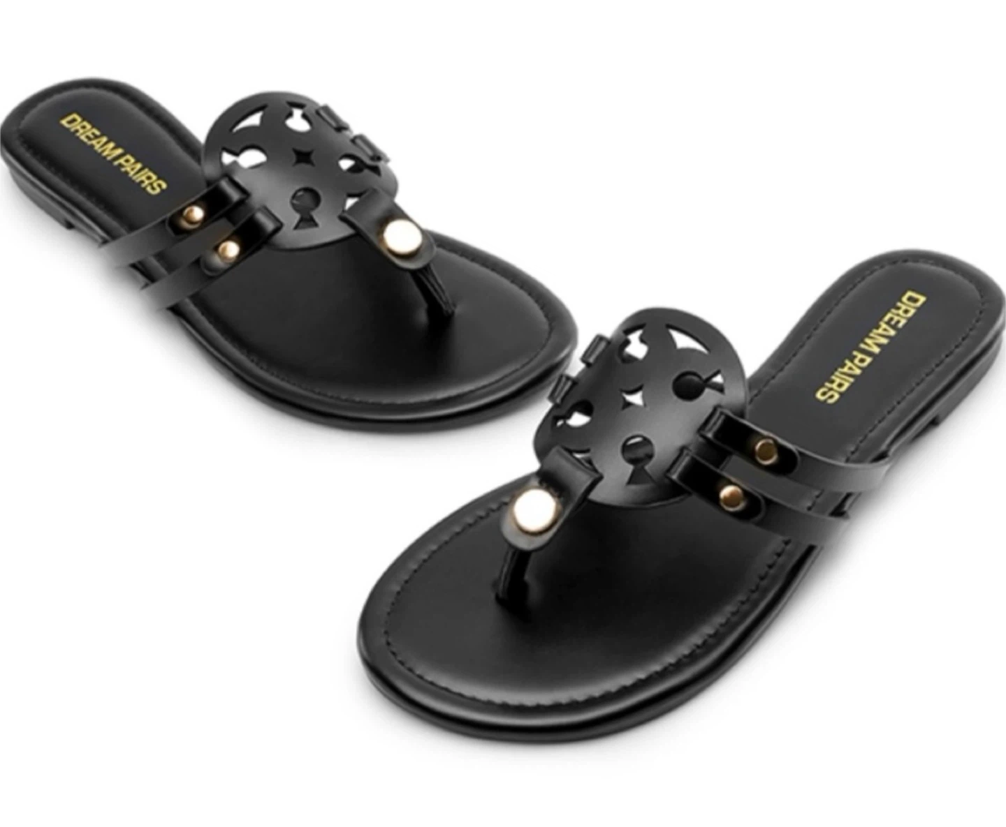 Dream Pairs Black Thong Sandals - photo 2