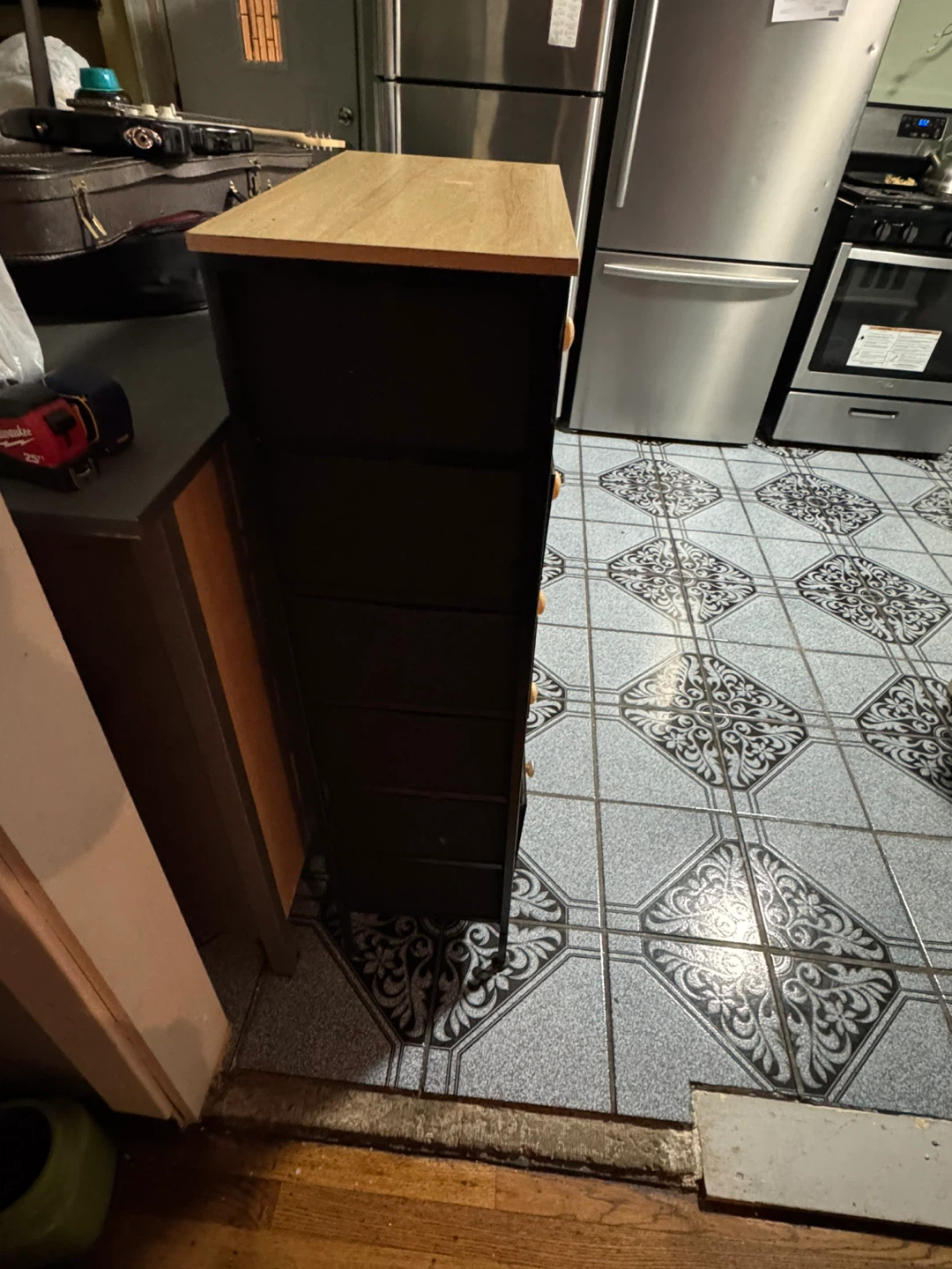Tall 6-Drawer Dresser with Cane Fronts - photo 2