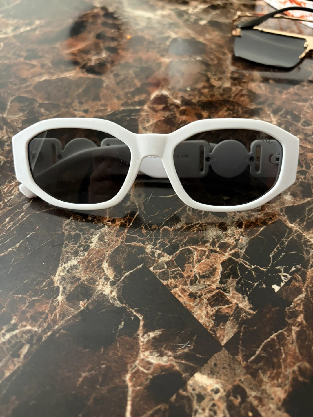 White Versace Sunglasses