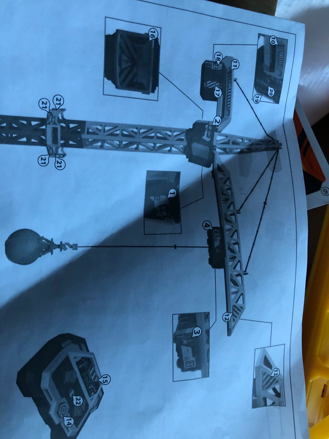 Free Dickie Toys RC Construction Crane Tower - photo 3
