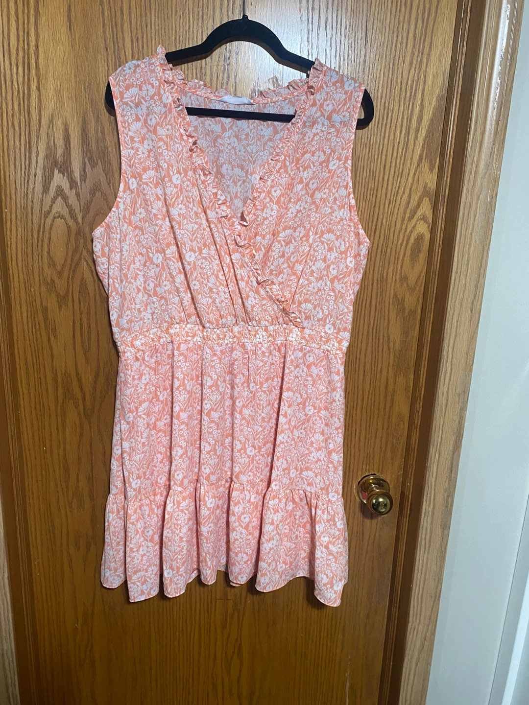 LC Lauren Conrad pink floral print dress