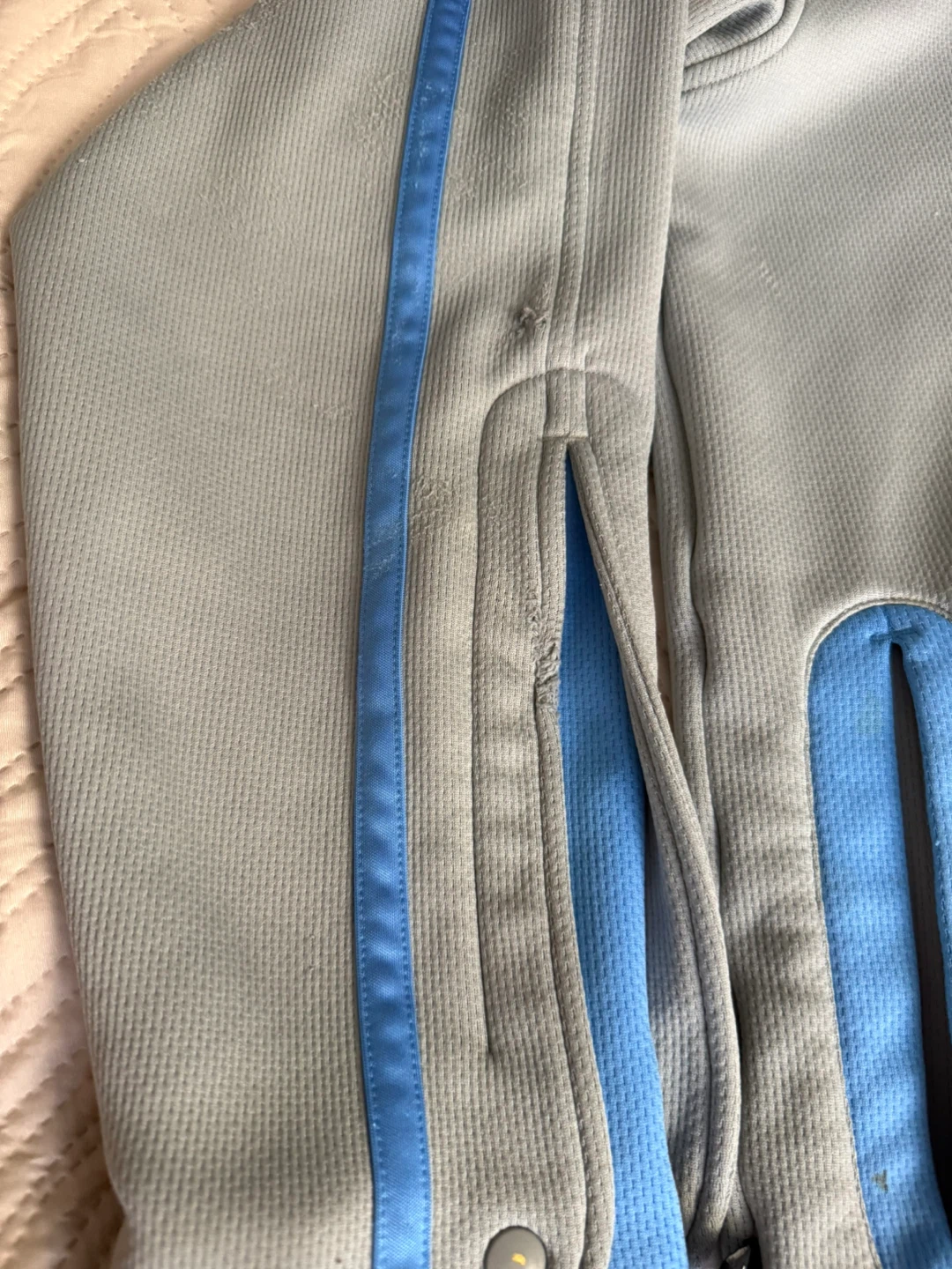 Jordan Zip-Up Hoodie Jacket Gray Blue - photo 2