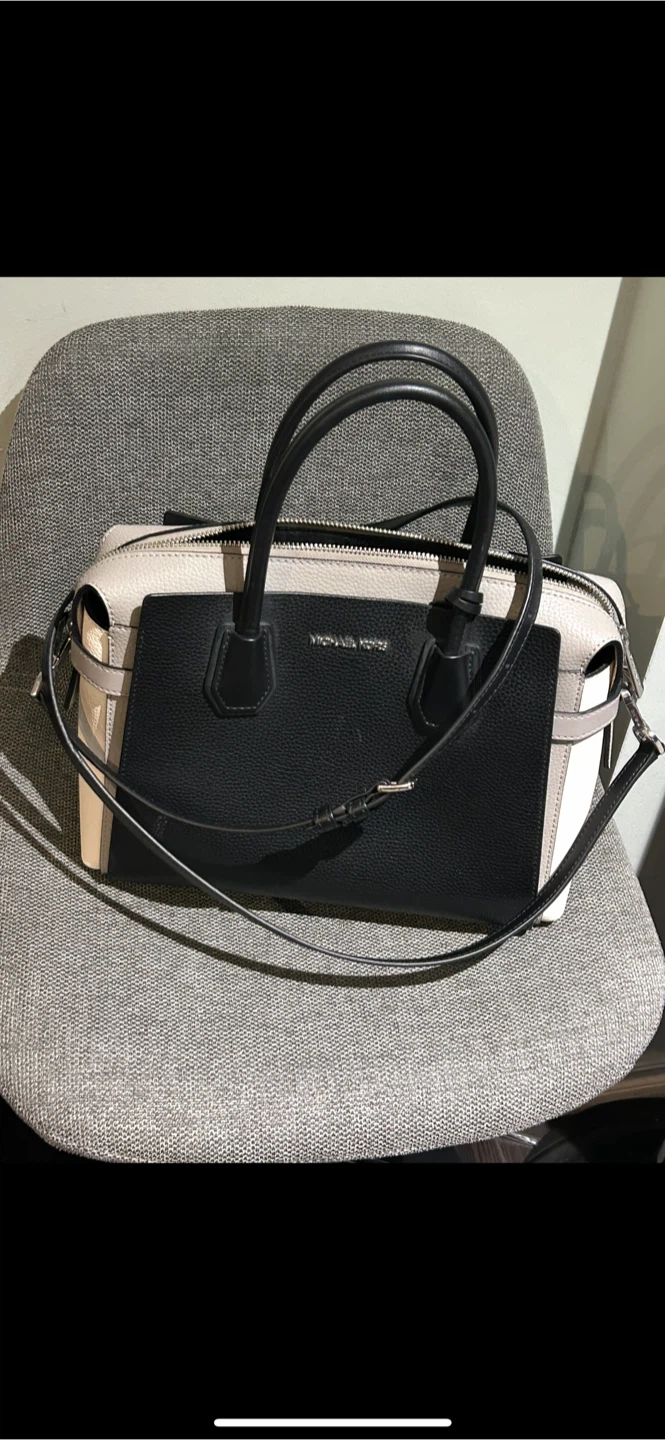 Michael Kors Leather Satchel Handbag
