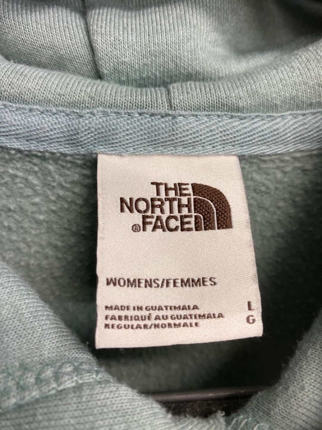 The North Face Womens Hoodie - Light Green - Size L - photo 4