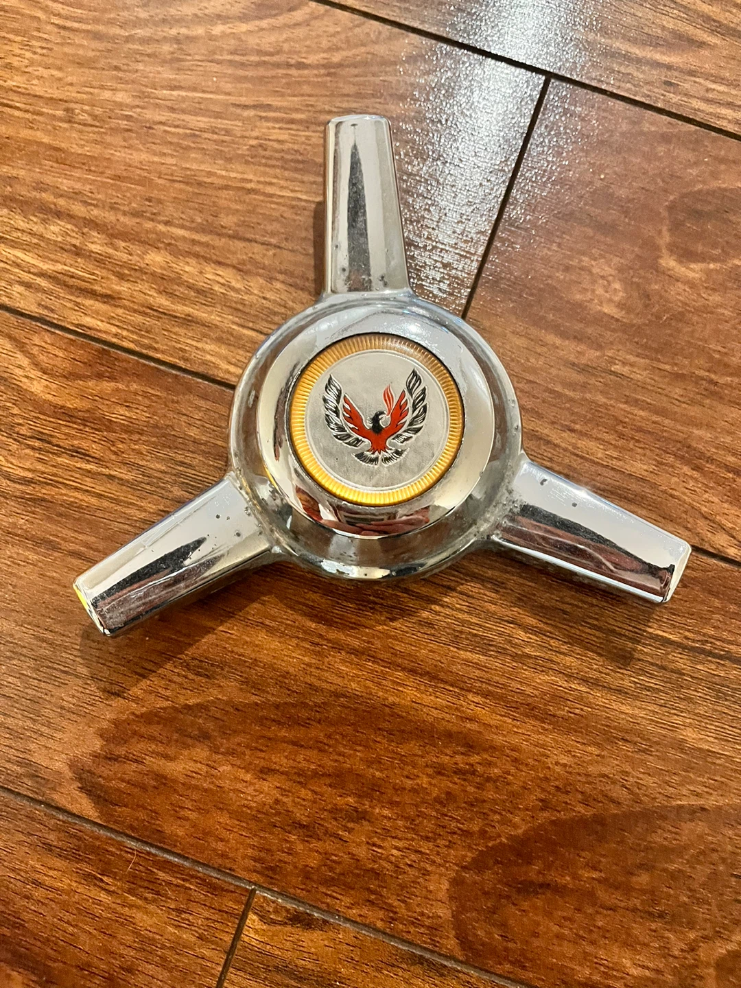 Pontiac Firebird spinner cap Chrome