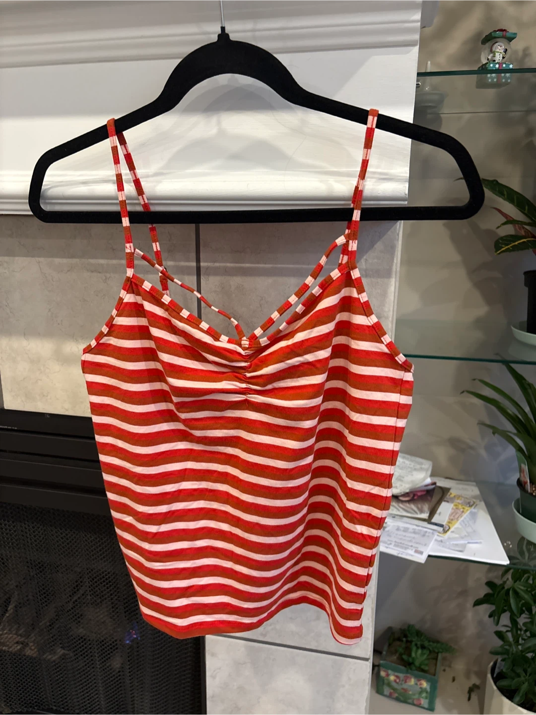 Forever 21 Striped Cami Tank Top - Size L - photo 2