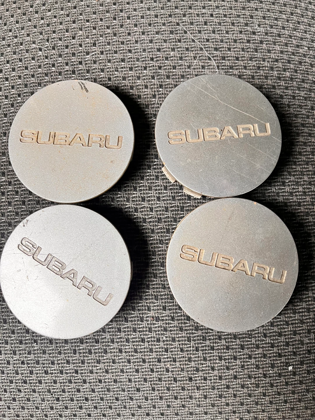Subaru Wheel Center Caps (Set of 4)