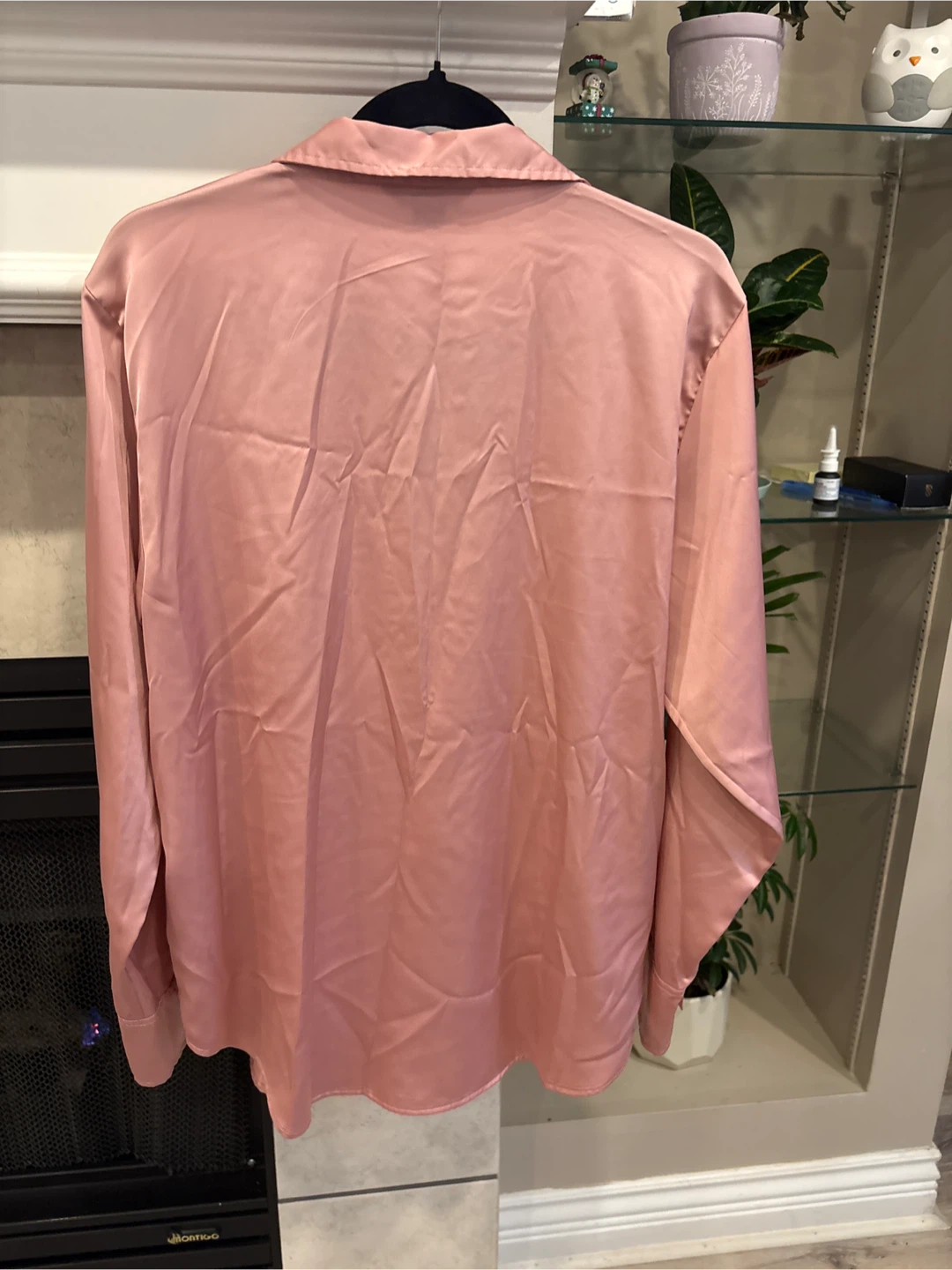 H&M Satin Blouse - Rose Pink - Size L - photo 4