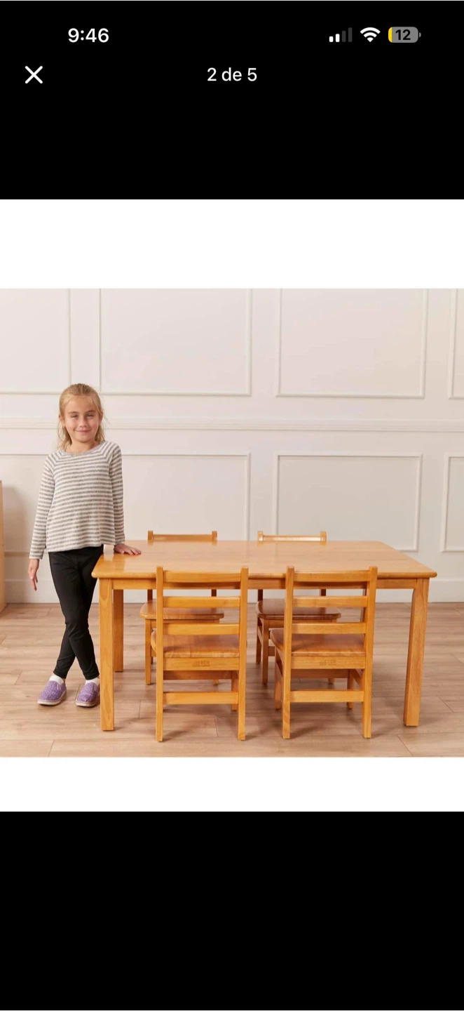 Kids Wooden Table - photo 2