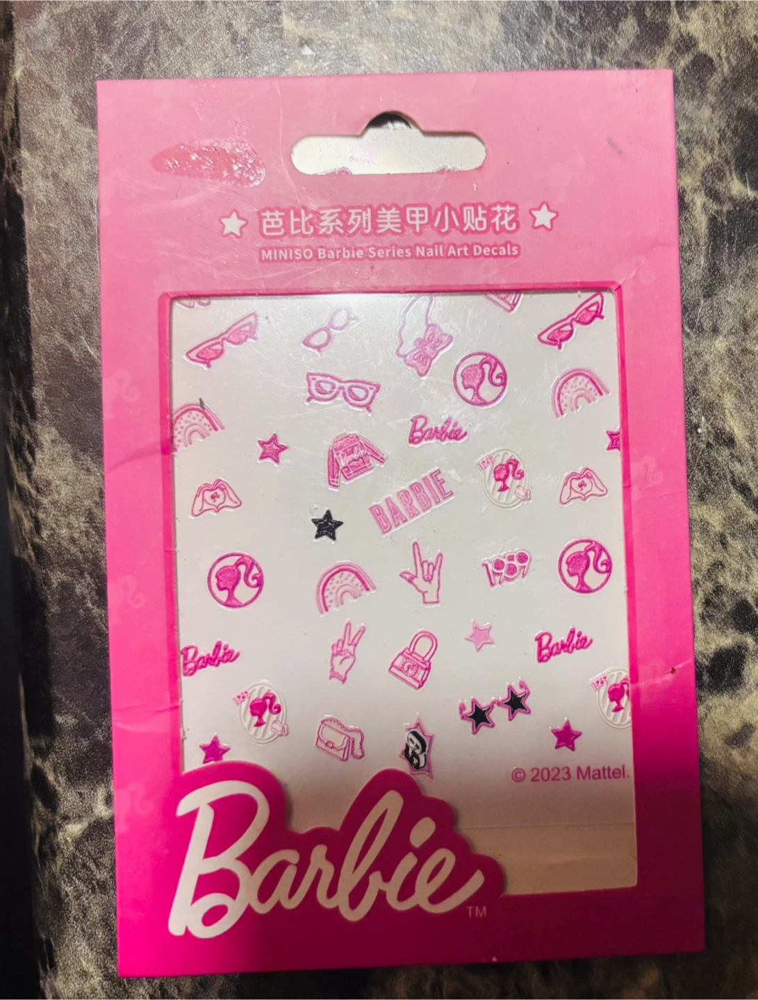 MINISO Barbie Series Nail Art Decals