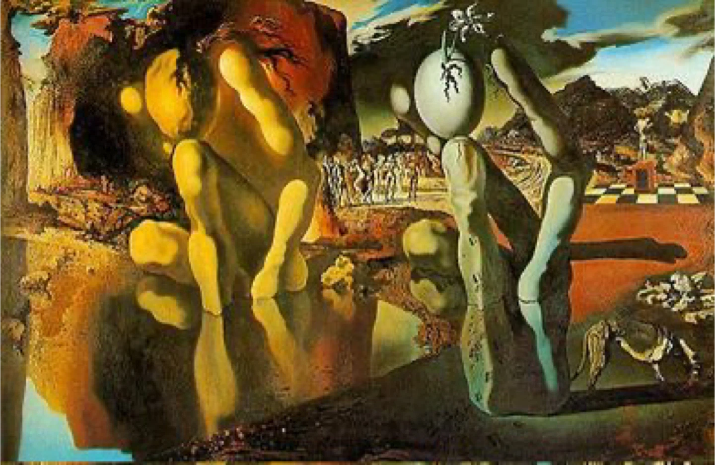 Salvador Dalí -Metamorphosis of Narcissus