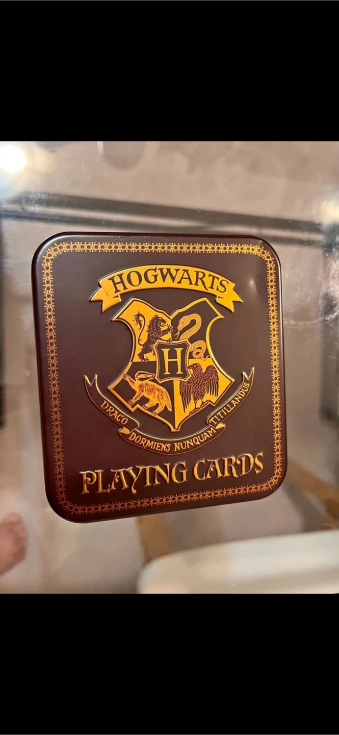 Harry Potter Hogwarts Playing Cards Tin