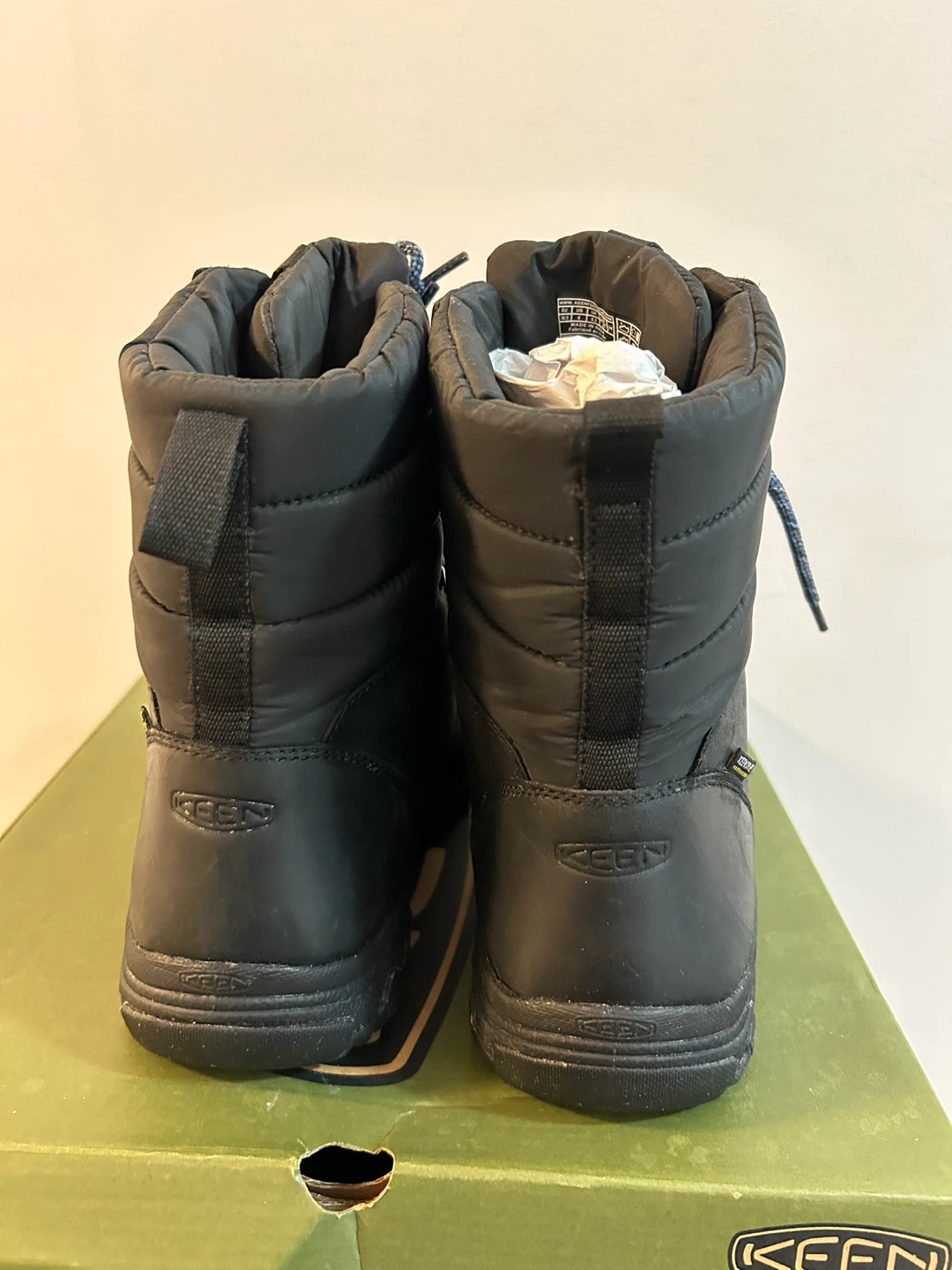 KEEN Women's Greta Waterproof Boot - Black, Size 8 - photo 4